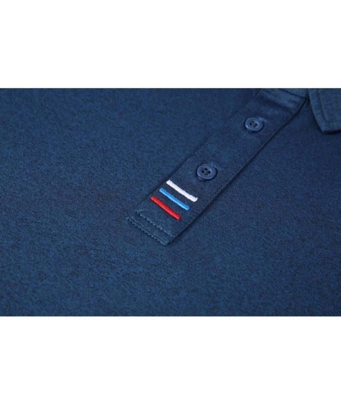 Men's Solid Color Slim Fit Polo Shirt