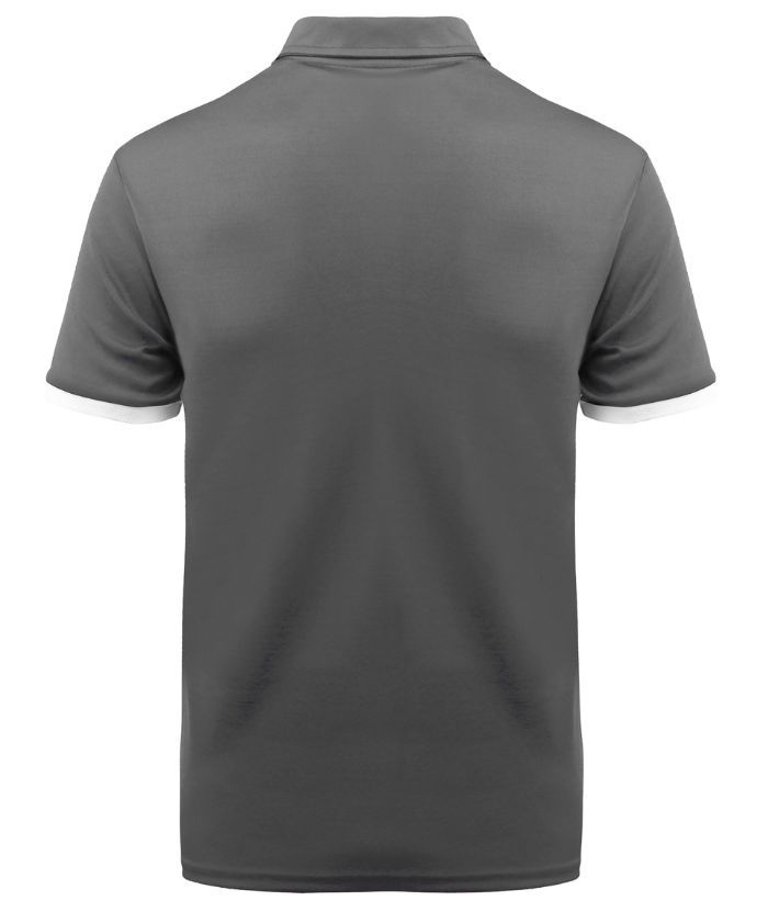 Men's Solid Color Button Up Slim Fit Polo Shirt