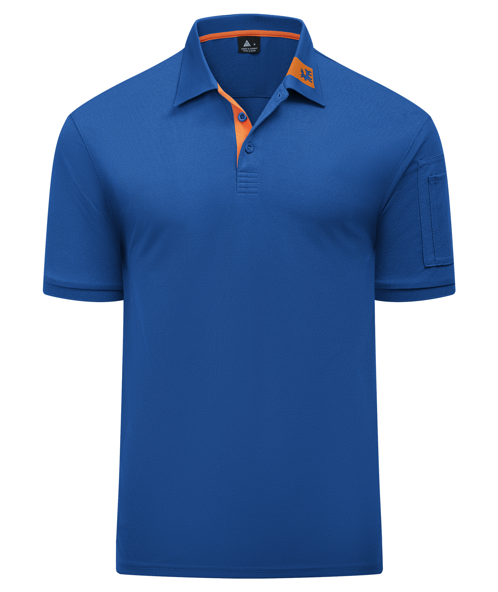 Men's Dri fit Solid Color Sports Polo Shirt