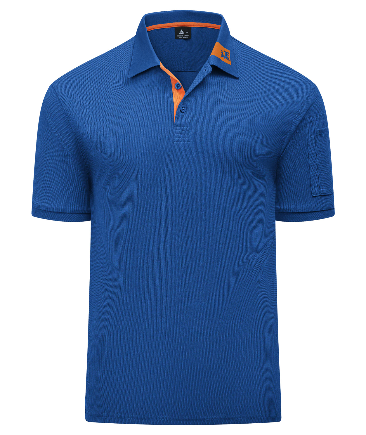 Men's Dri fit Solid Color Sports Polo Shirt
