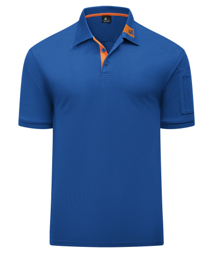 Men's Dri fit Solid Color Sports Polo Shirt