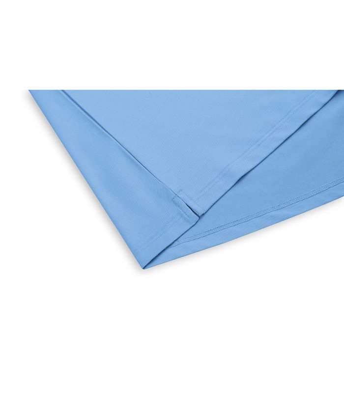 Men's 1/4 Zipper Solid Color Golf Polo Shirt