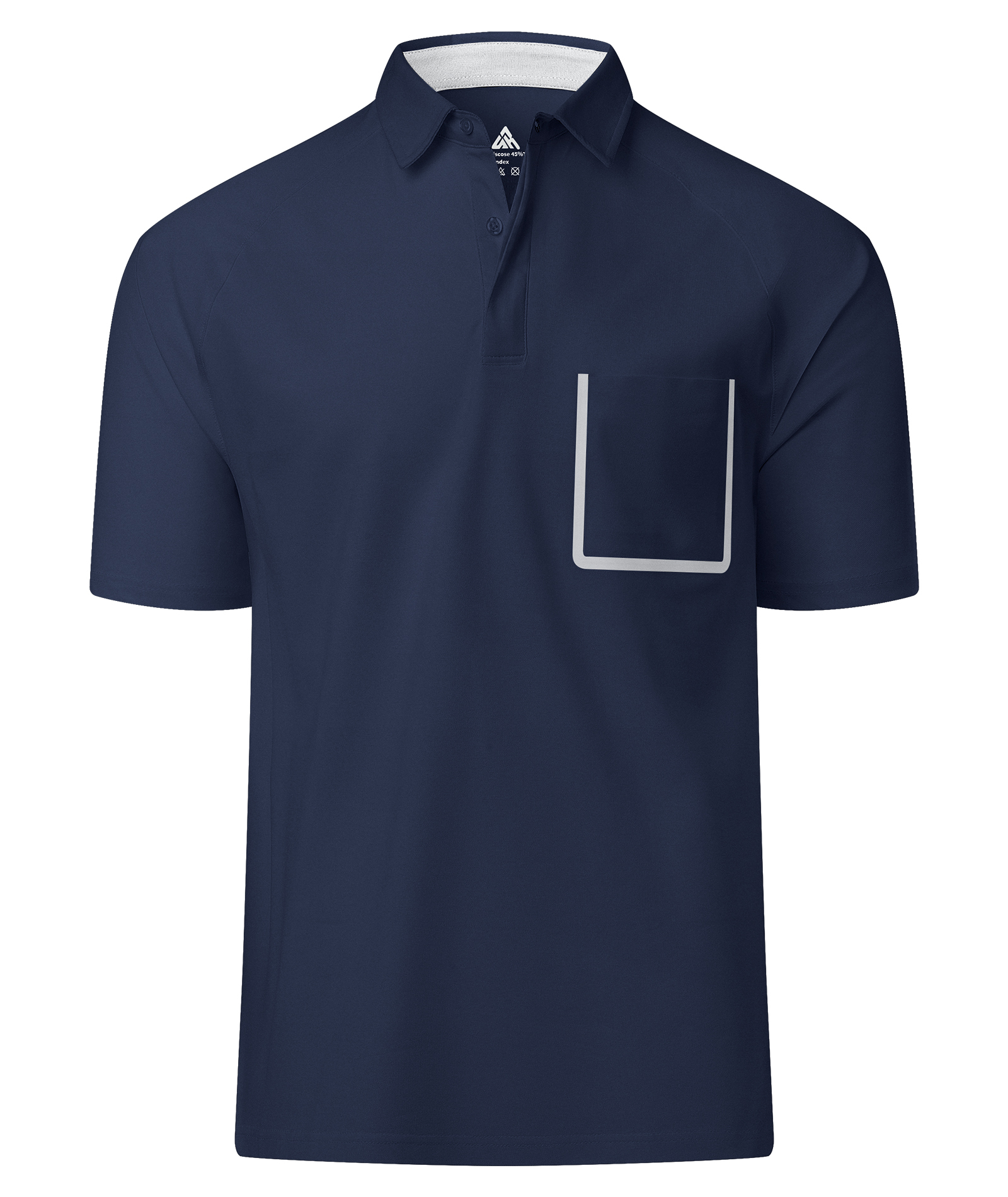 Men's Fast Dry Solid Color Athletic Polo Shirt | Pod4team