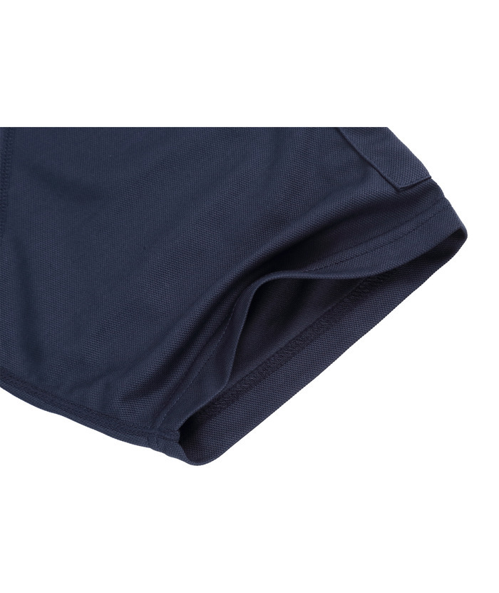 Men's Dri-fit Solid Color Zip Up Pocket Polo Shirt