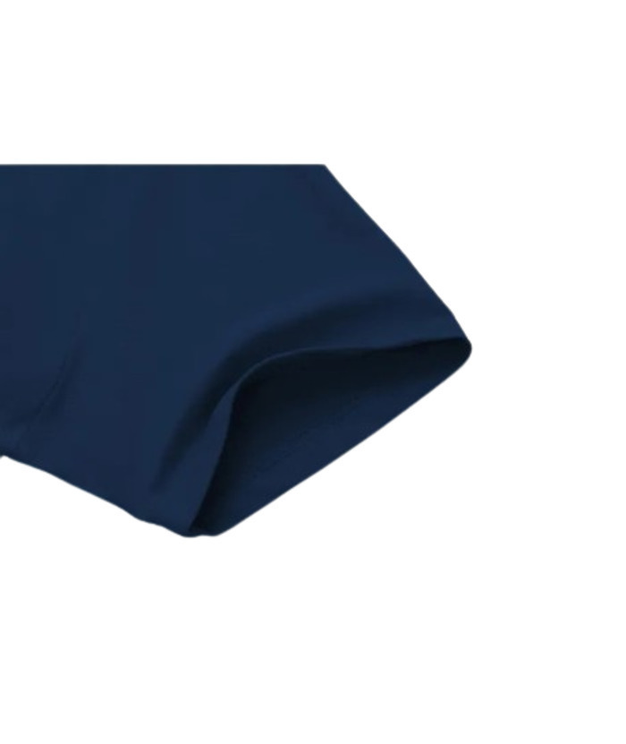 Men's 1/4 Zipper Solid Color Golf Polo Shirt