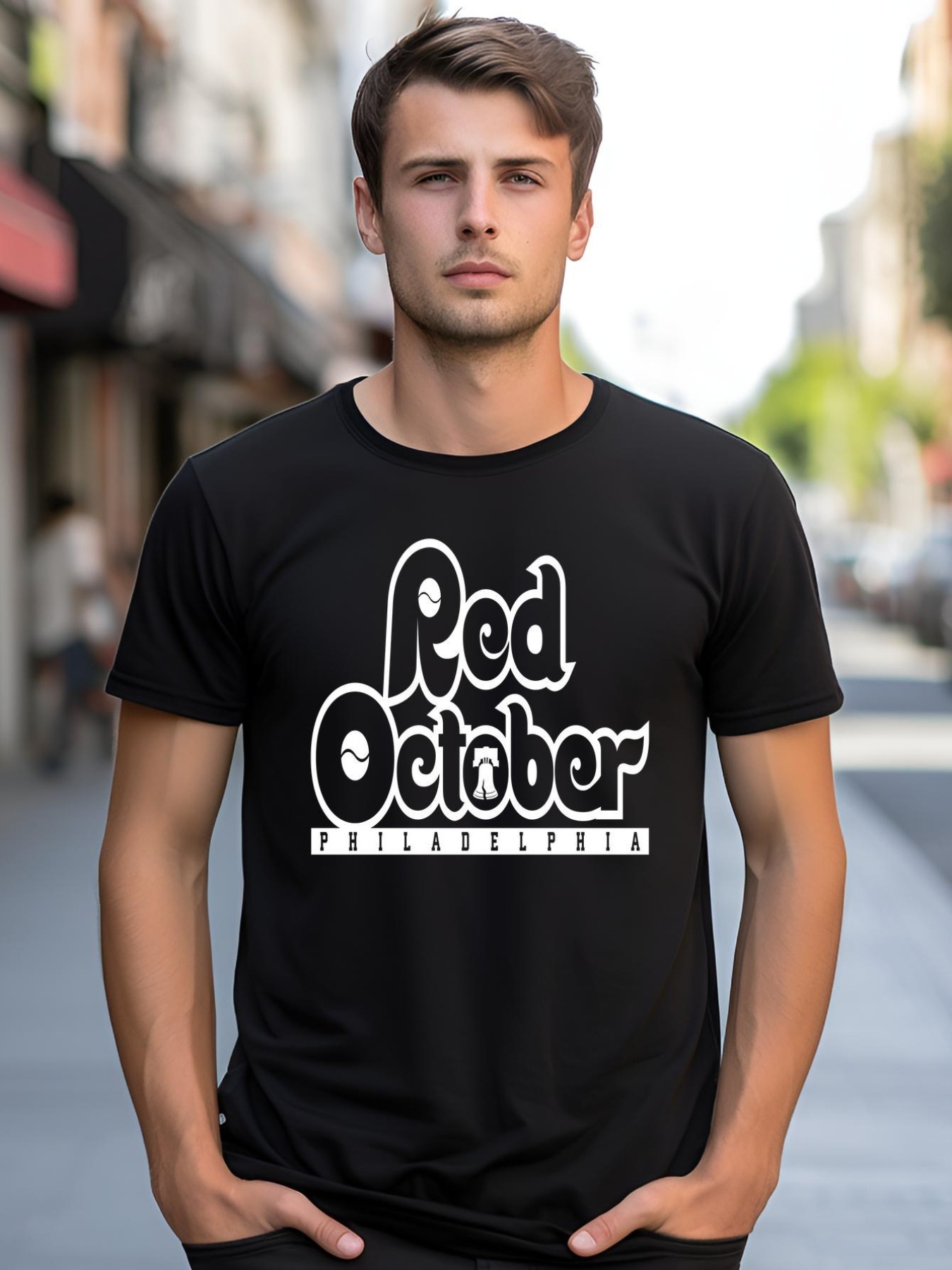 Unisex Philly Red October Philadelphia Baseball shirt  Graphic Tee