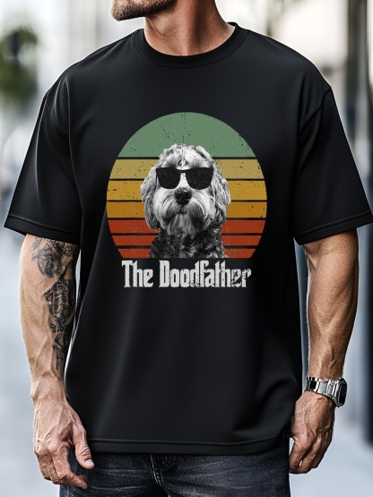 Unisex The Doodfather Best Doodle Dad Doodle Dog Fathers Day T-Shirt