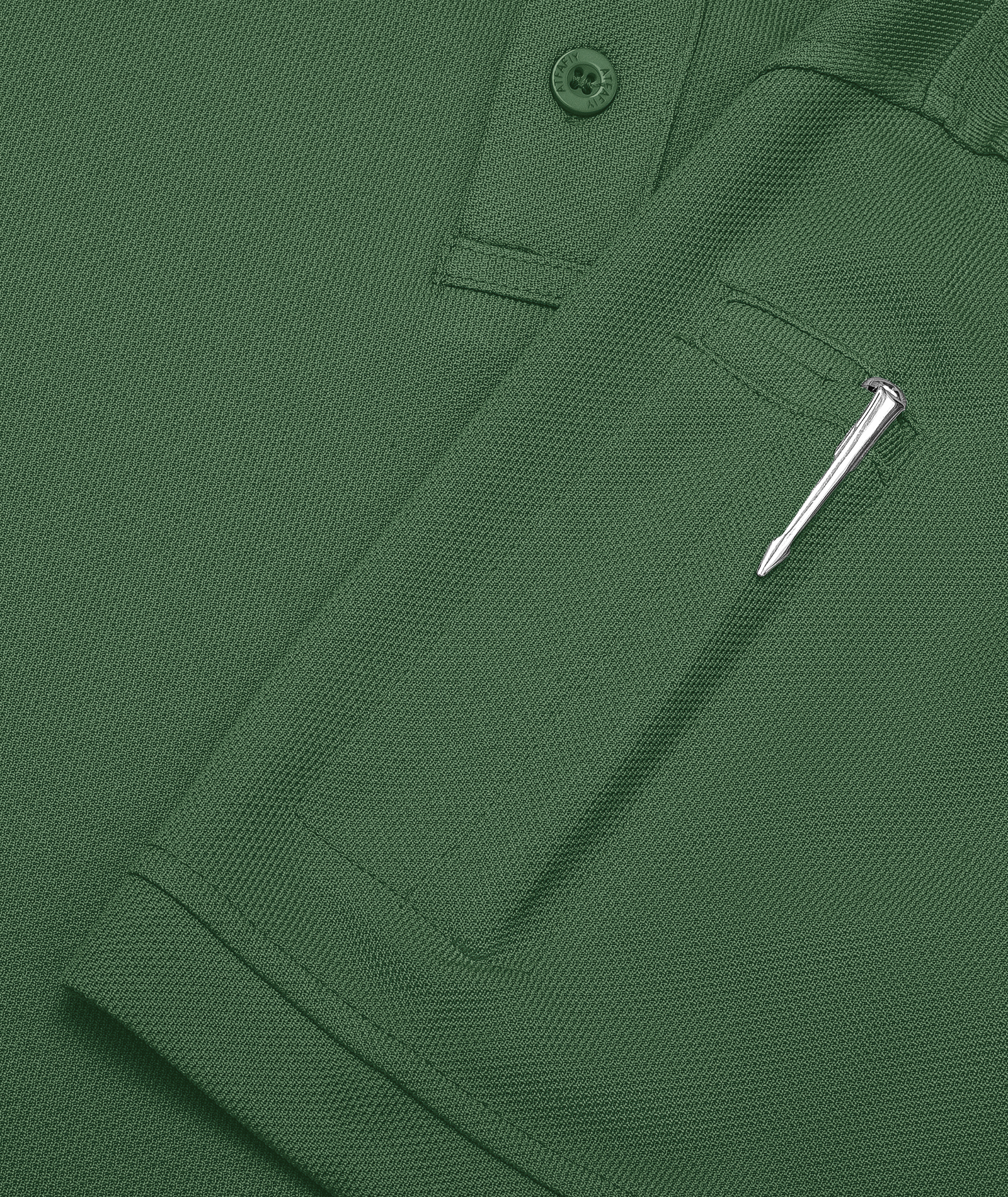 Men's Solid Color Button Up Polo Shirt