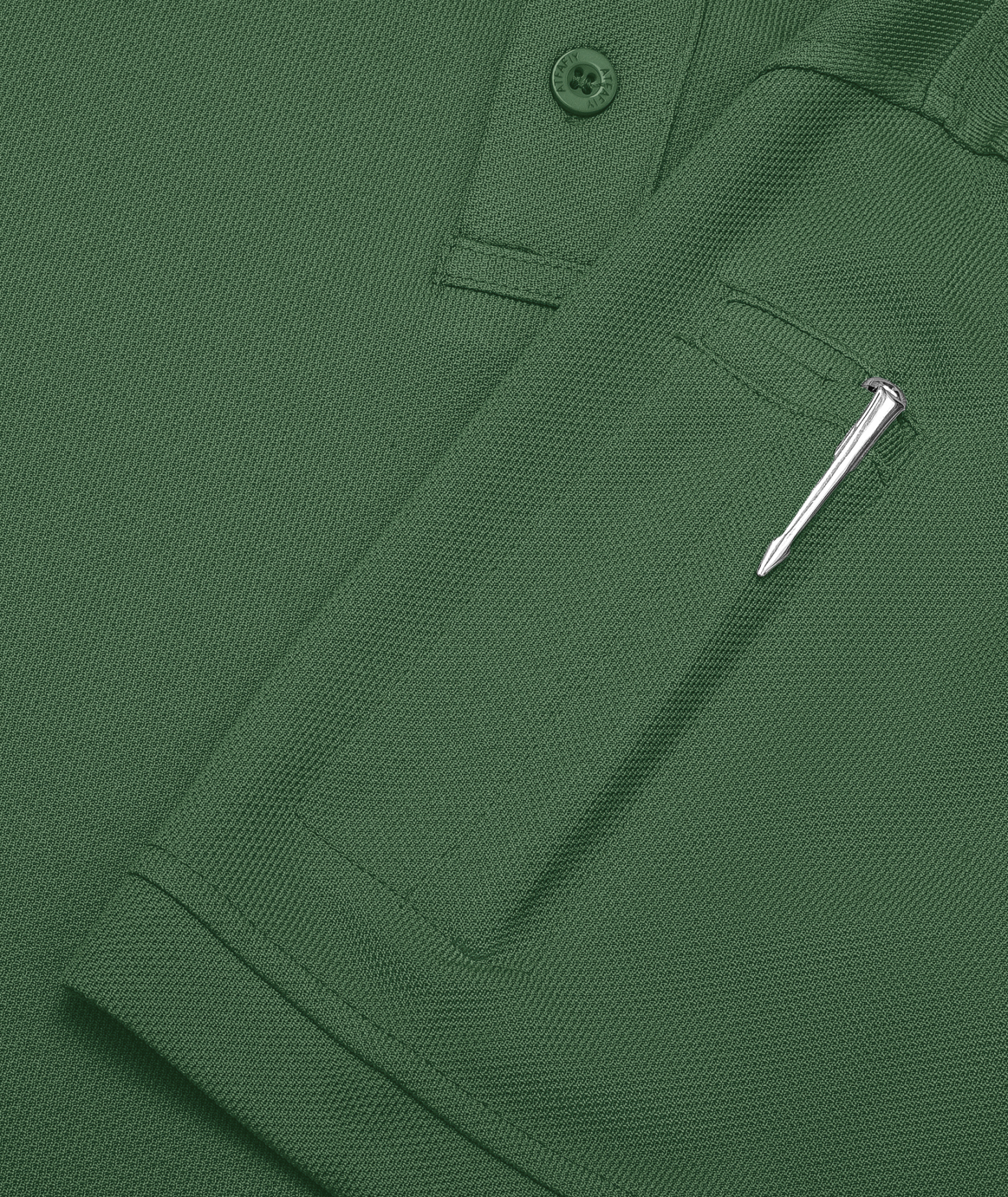 Men's Solid Color Button Up Polo Shirt