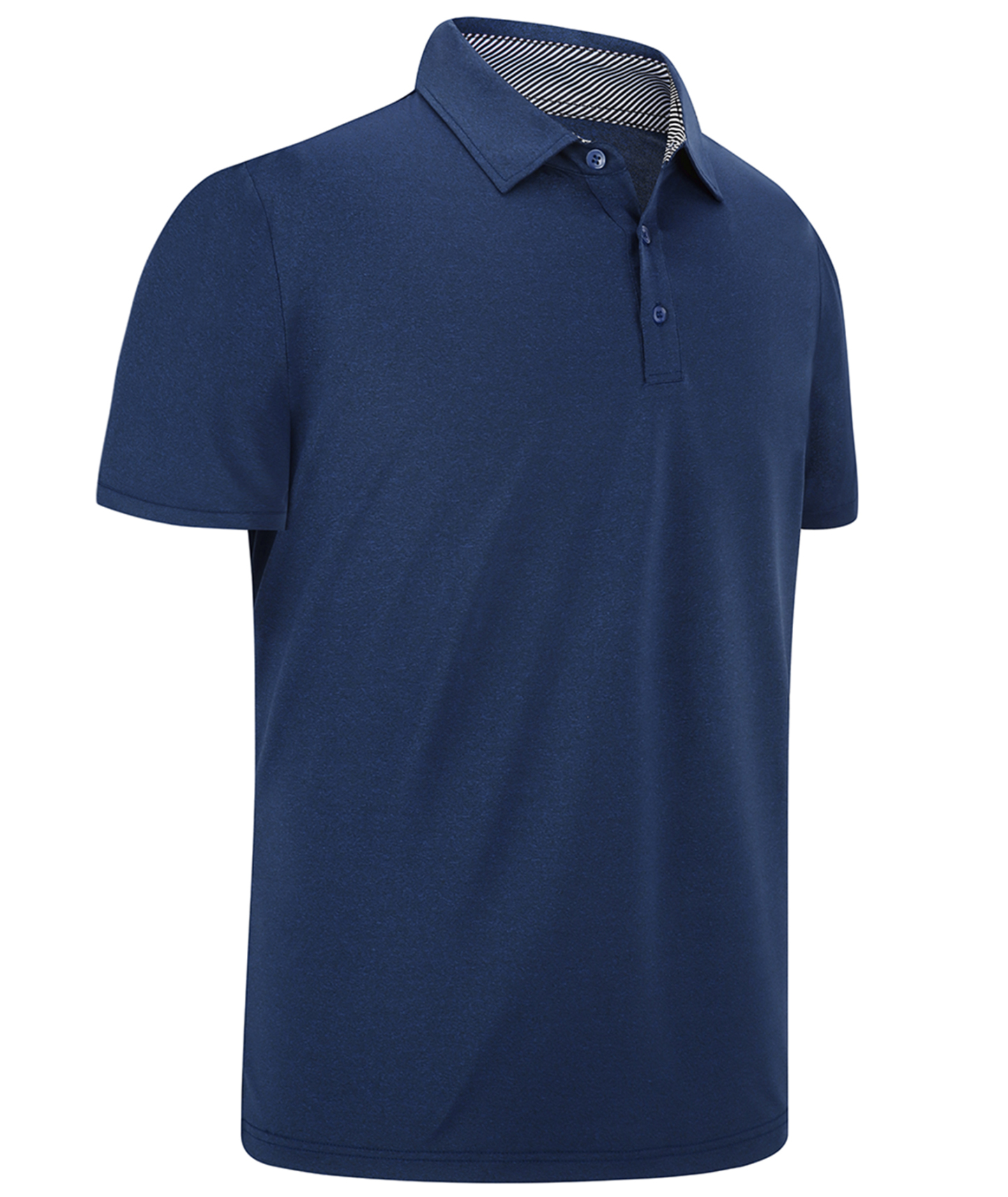 Men's Casual Solid Color Slim Fit Polo Shirt