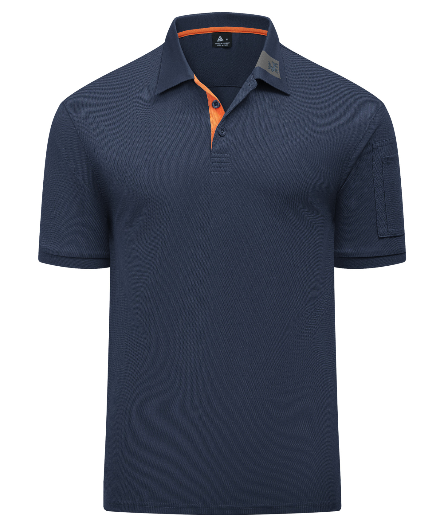 Men's Dri fit Solid Color Sports Polo Shirt