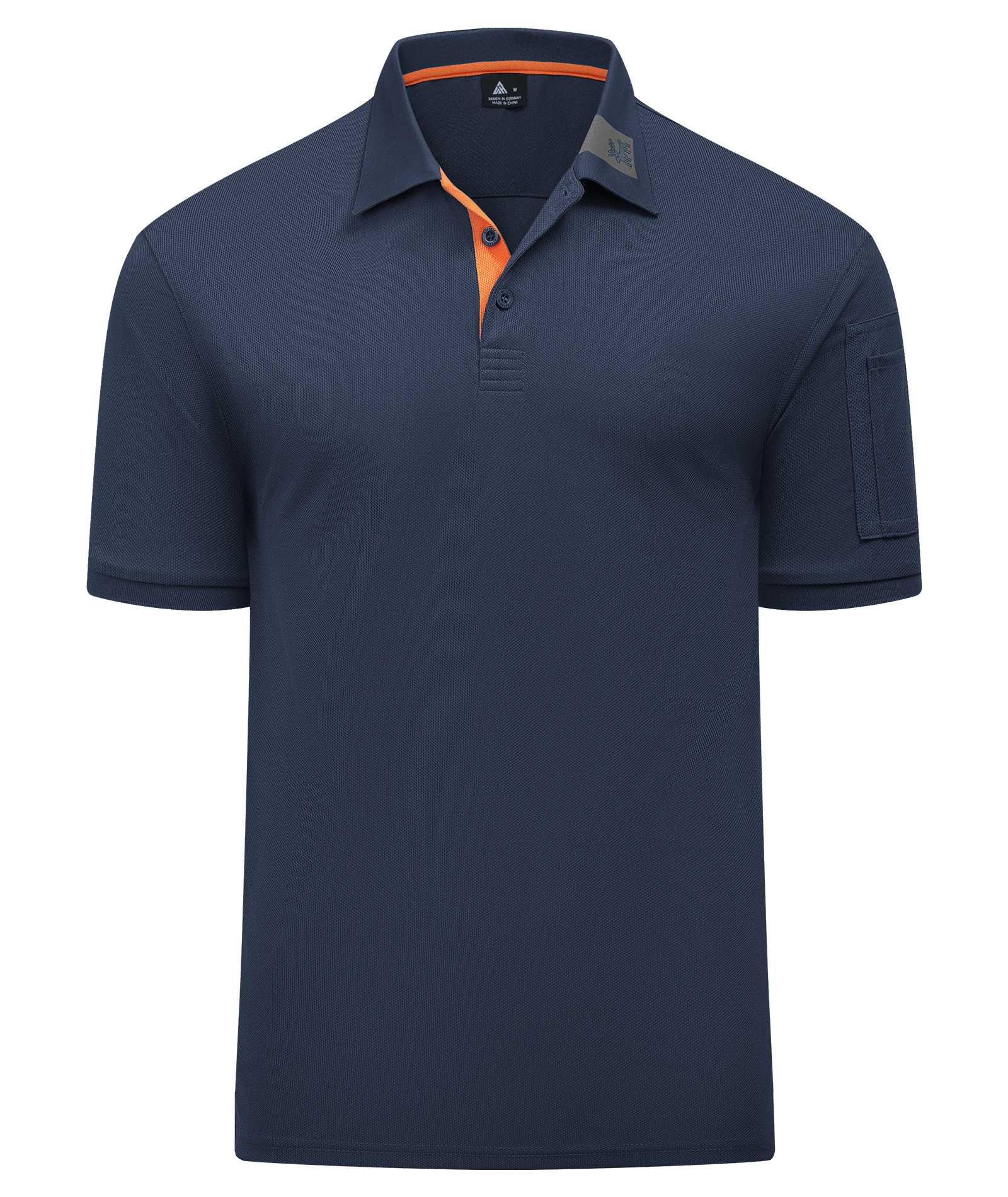 Men's Dri fit Solid Color Sports Polo Shirt