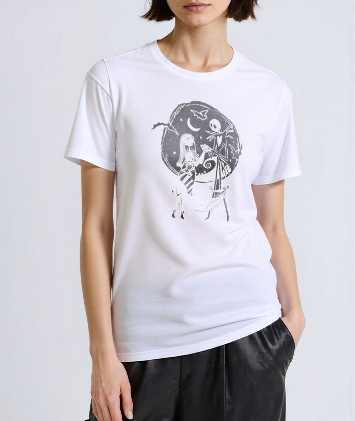 Unisex The Nightmare Before Christmas 100% Cotton Graphic Tee