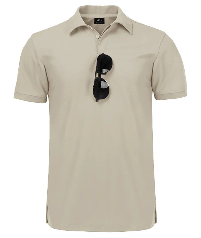 Men's Solid Color Golf Polo Shirt