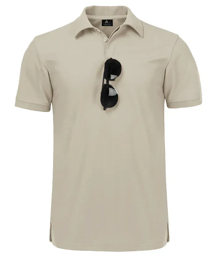 Men's Solid Color Golf Polo Shirt