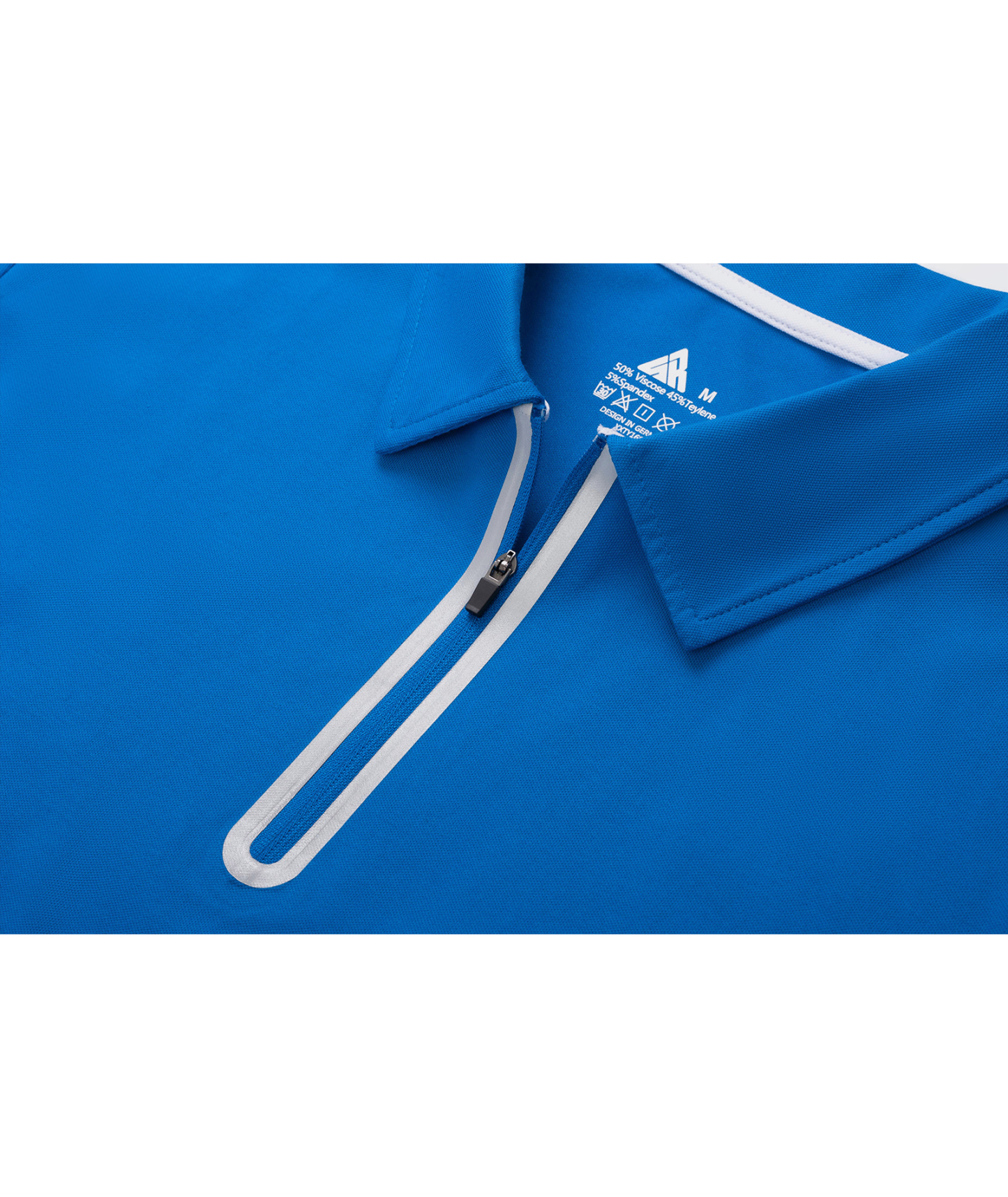 Men's 1/4 Zipper Solid Color Golf Polo Shirt