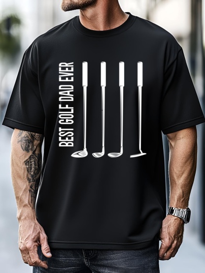 Unisex Father's Day Golf Clubs Best Golf Dad Ever Gift For Dad T-Shirt