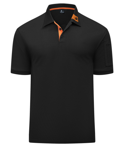 Men's Dri fit Solid Color Sports Polo Shirt