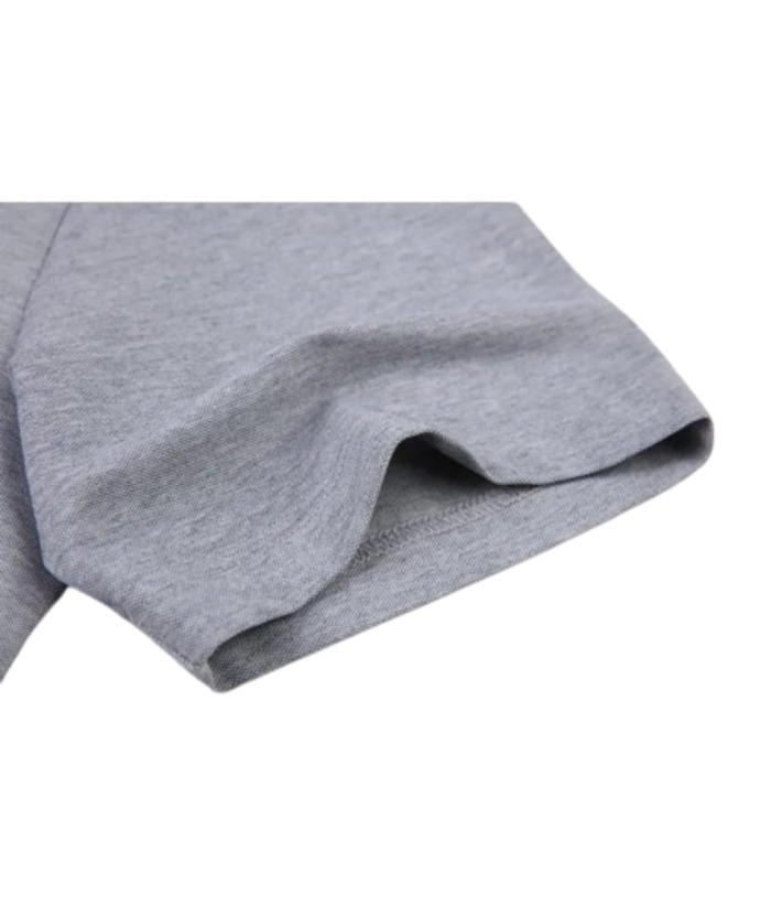 Men's 1/4 Zipper Solid Color Golf Polo Shirt