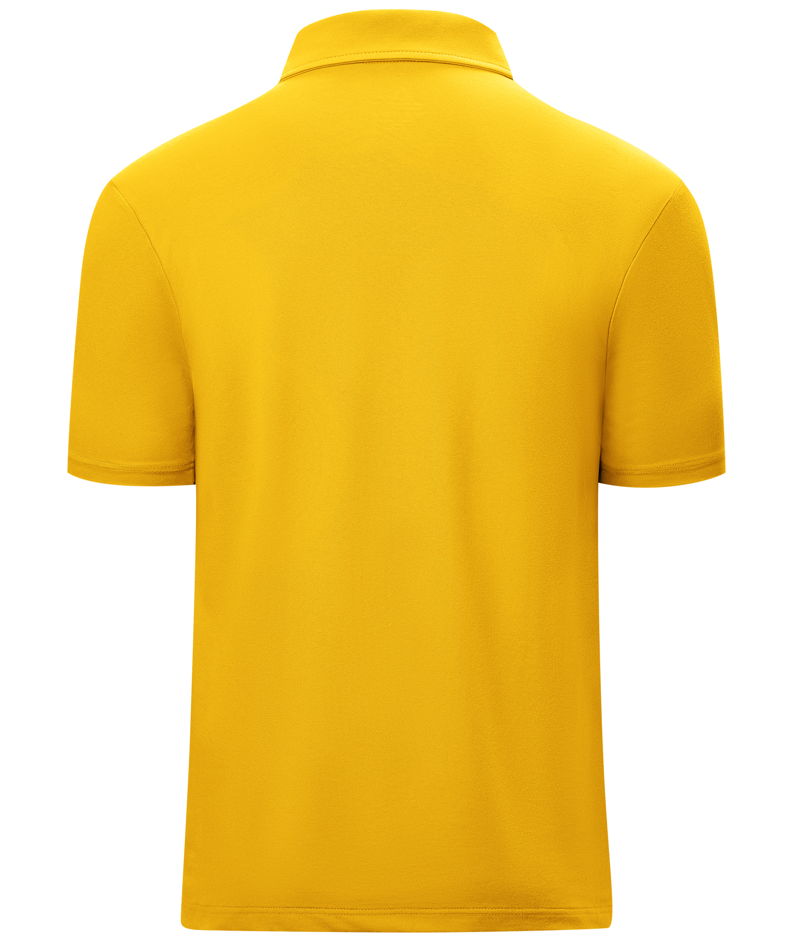 Men's 1/4 Zipper Solid Color Golf Polo Shirt