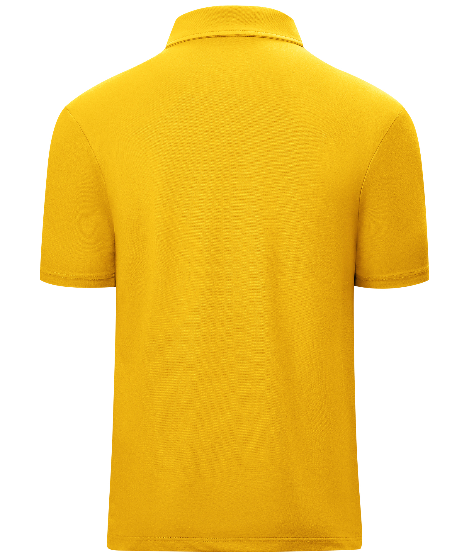 Men's 1/4 Zipper Solid Color Golf Polo Shirt