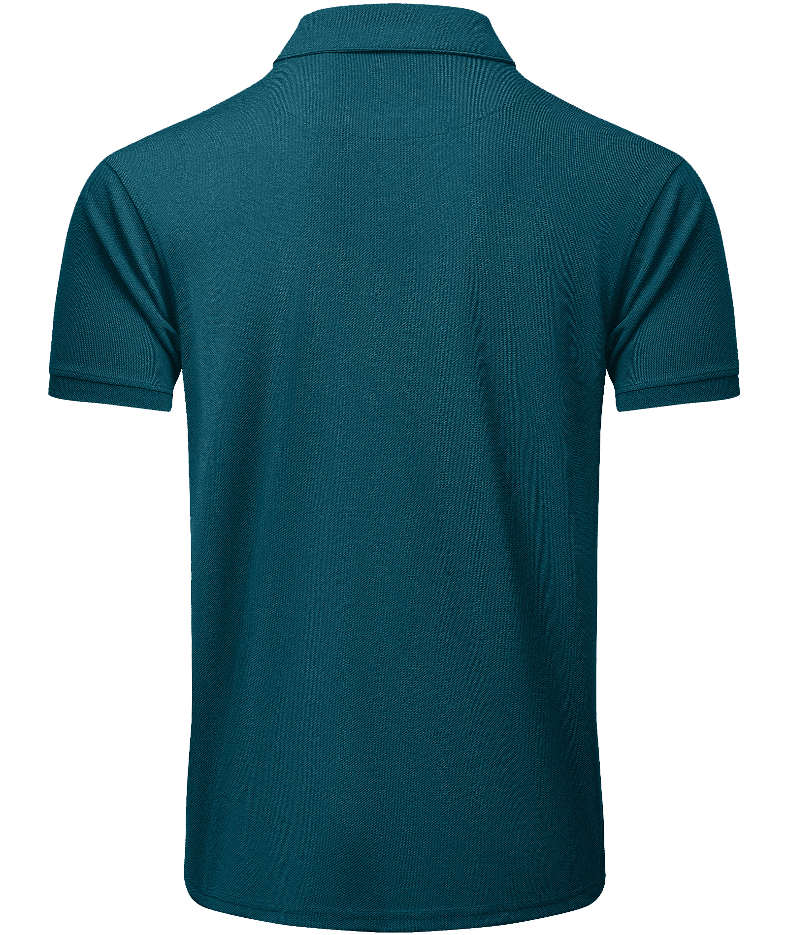 Men's Solid Color Button Up Polo Shirt