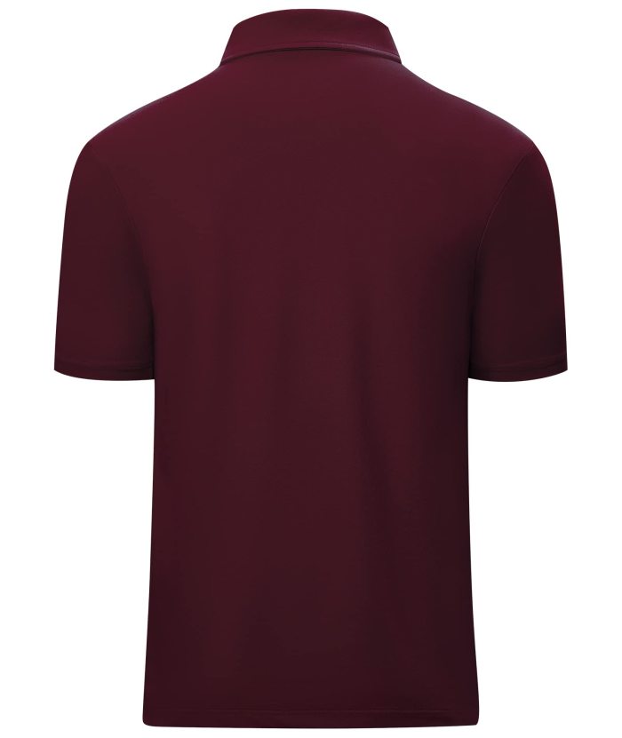 Men's 1/4 Zipper Solid Color Golf Polo Shirt