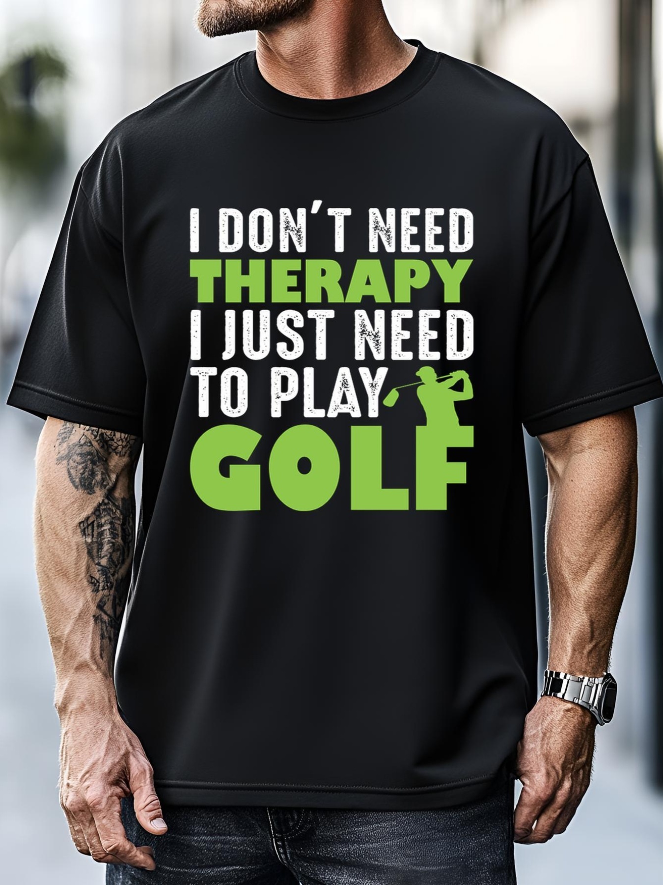 Unisex I Just Need To Play Golf Gift For Father's Day T-Shirt