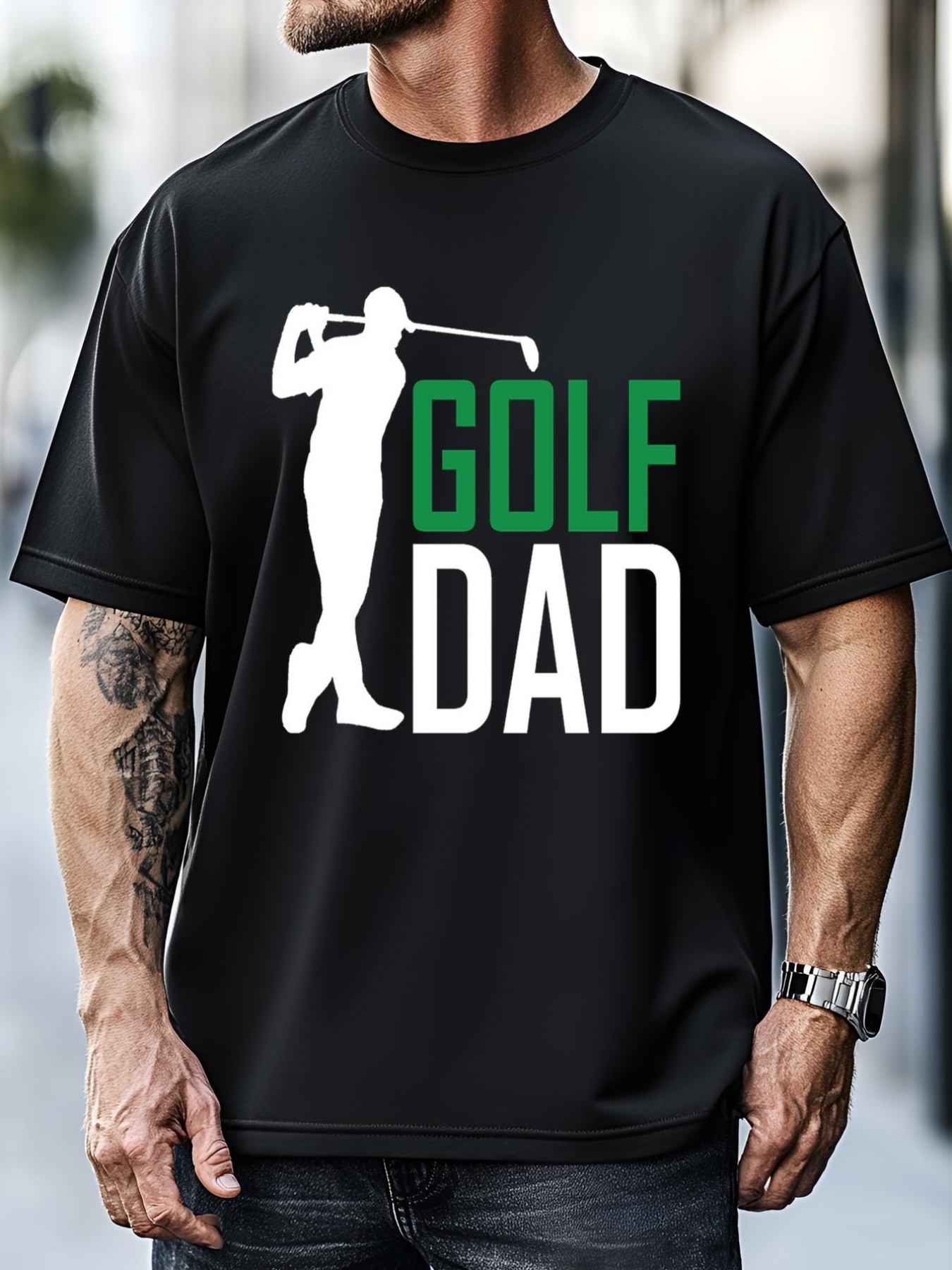 Unisex Funny Golf Dad Golfer Gift For Dad Father's Day T-Shirt