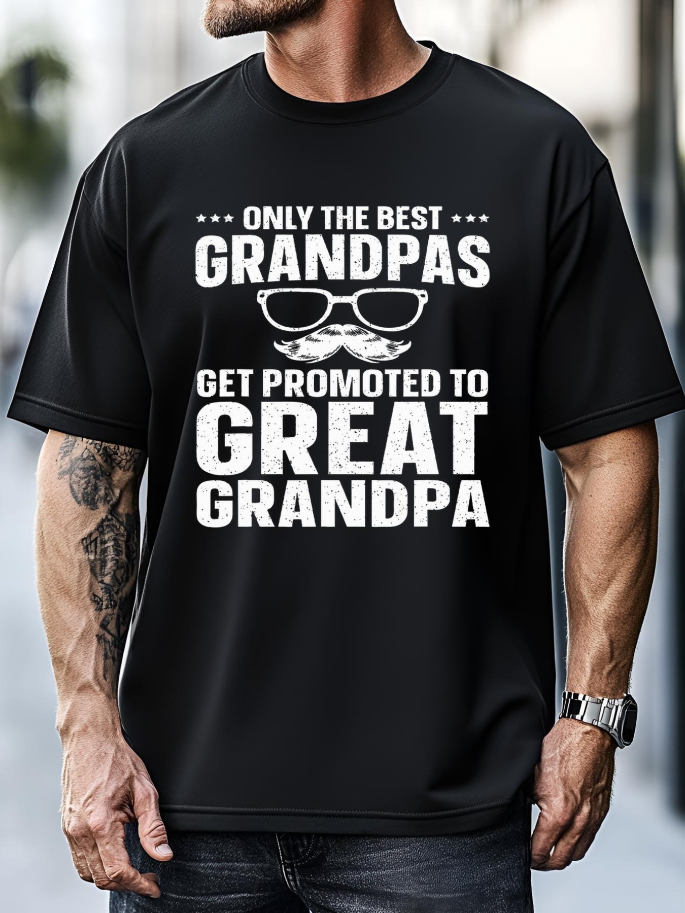 Unisex Great Grandpa Art For Dad Great Grandparent Grandfather  T-Shirt