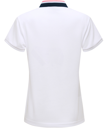 Women's Solid Color Slim Fit Casual Sports Polo Shirt