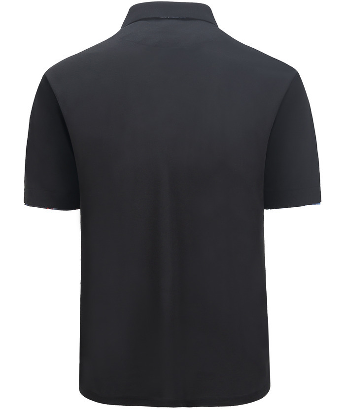 Men's Slim Fit Tennis Solid Color Polo Shirt