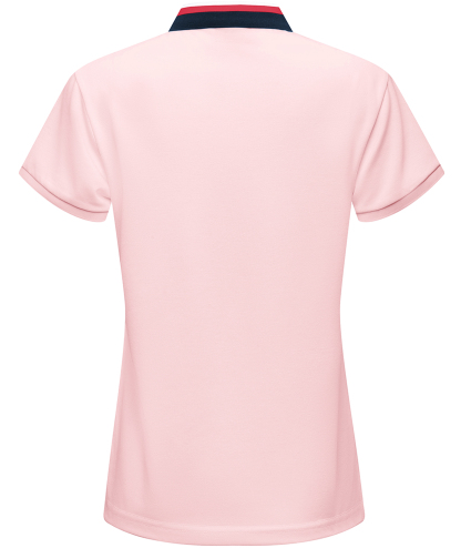 Women's Solid Color Slim Fit Casual Sports Polo Shirt