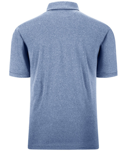 Men's Casual Solid Color Slim Fit Polo Shirt