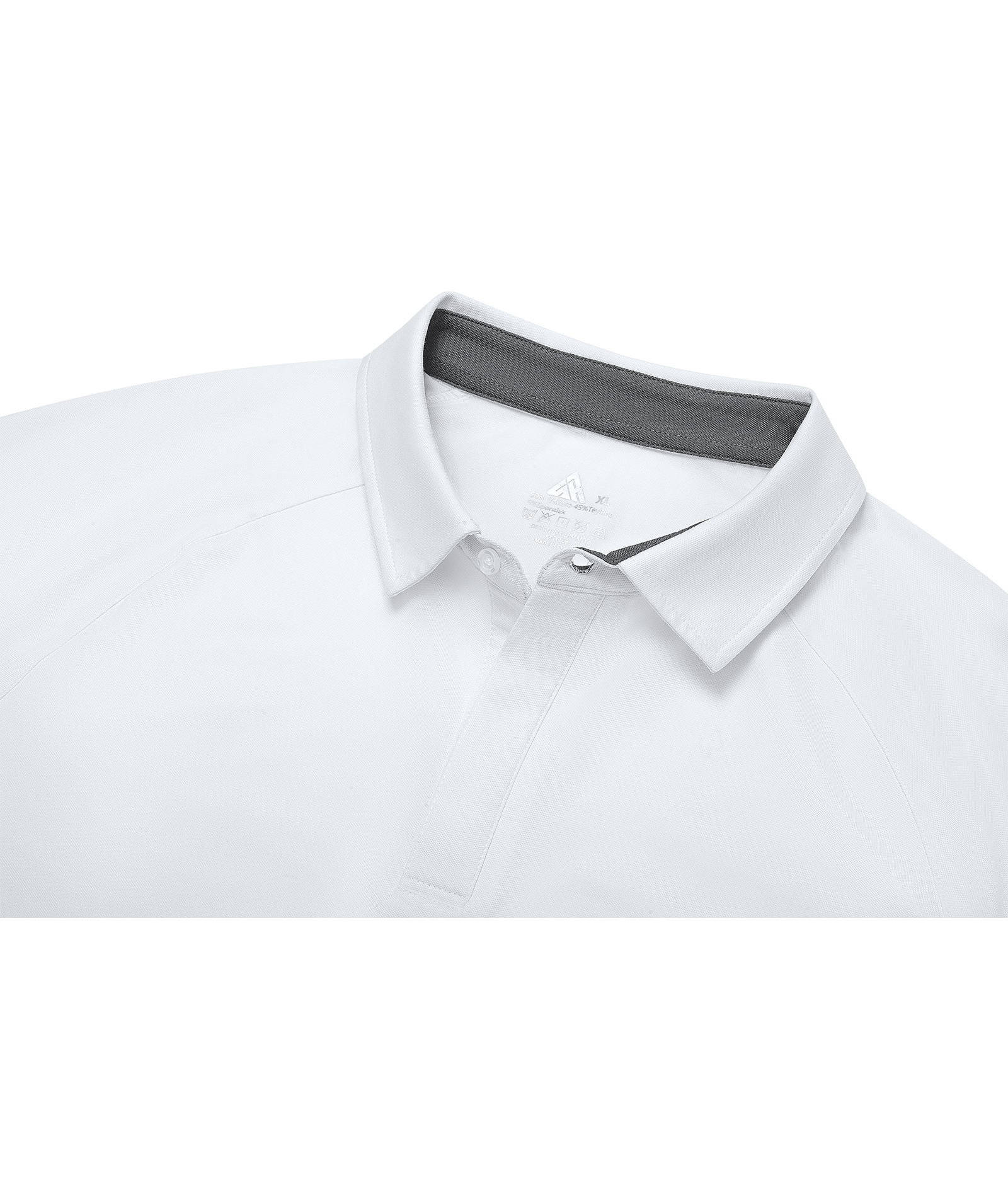 Men's Fast Dry Solid Color Athletic Polo Shirt