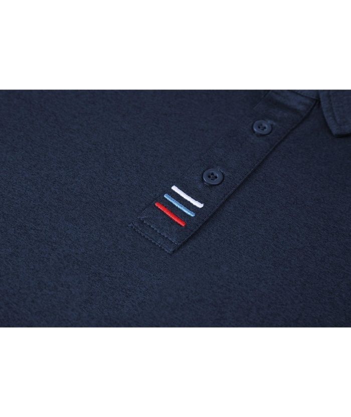 Men's Solid Color Slim Fit Polo Shirt