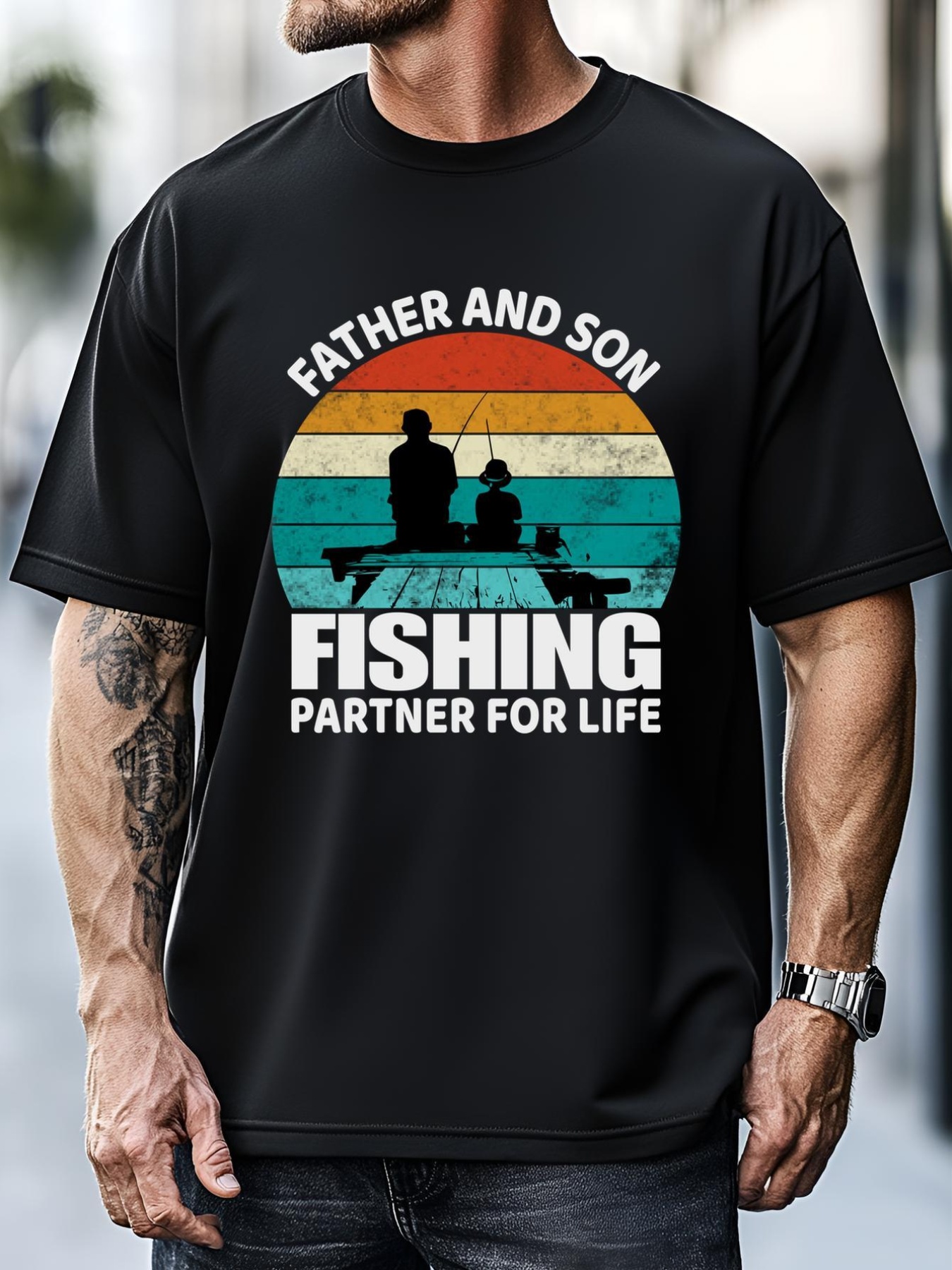 Unisex Father And Son Fishing Partner For Life Gift T-Shirt