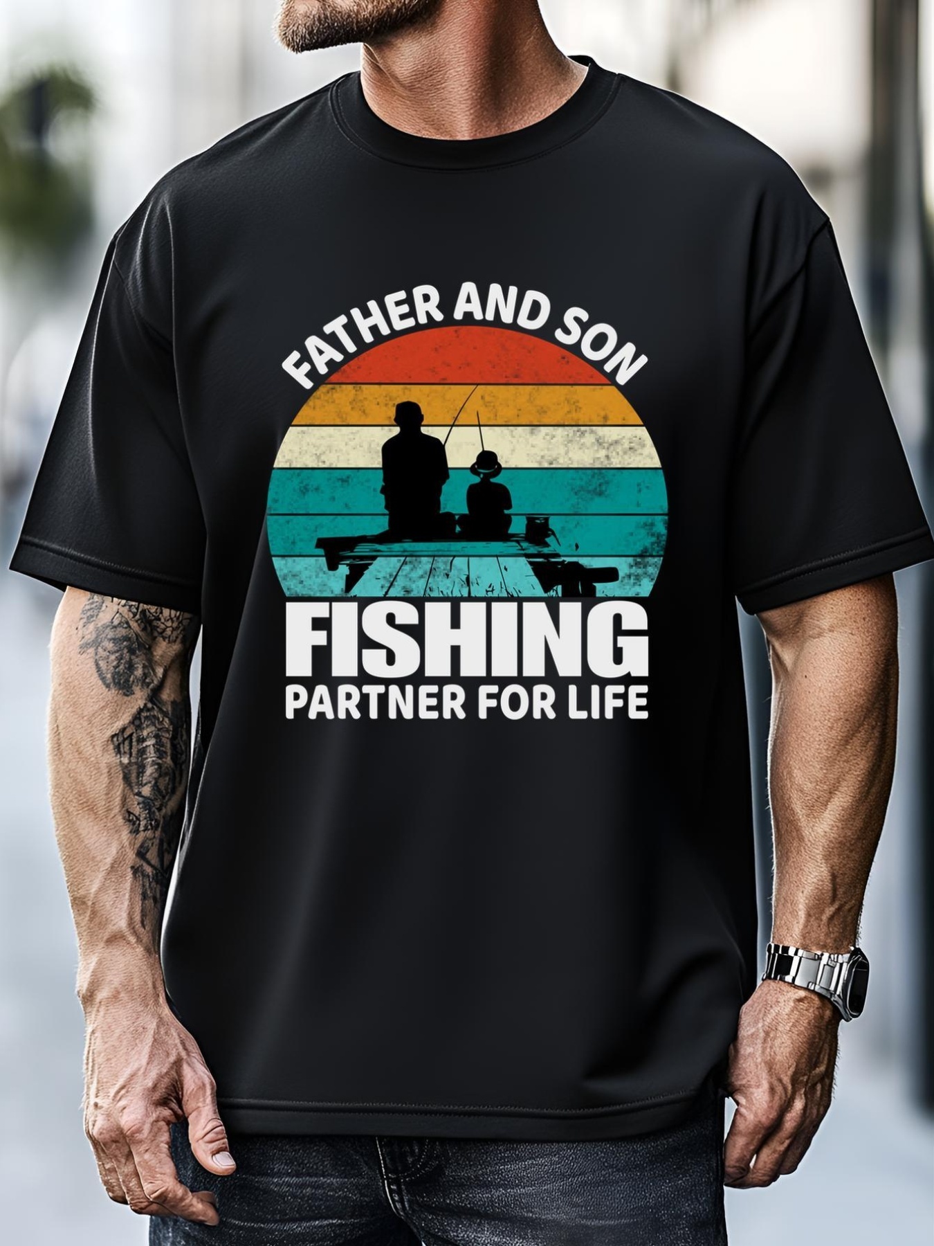 Unisex Father And Son Fishing Partner For Life Gift T-Shirt