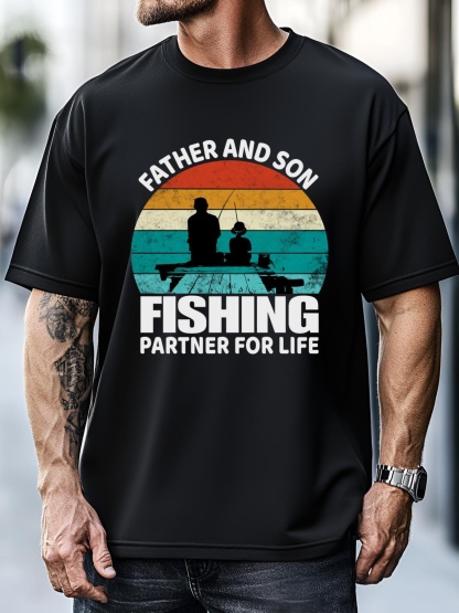 Unisex Father And Son Fishing Partner For Life Gift T-Shirt