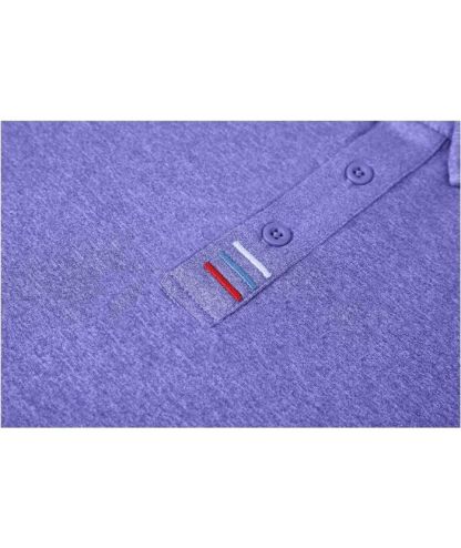 Men's Solid Color Slim Fit Polo Shirt