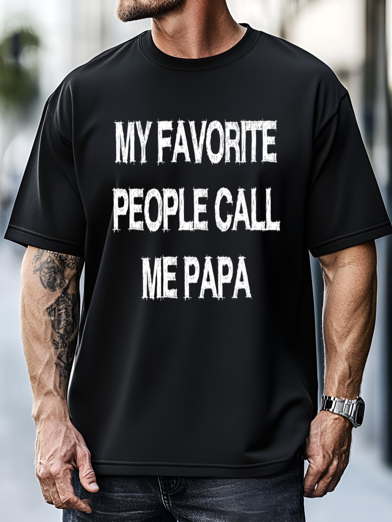 Unisex My Favorite People Call Papa Gift Fathergiftday Dad Husband Fun Gift T-Shirt
