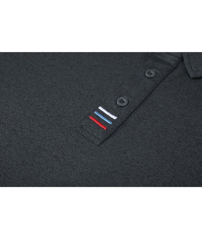 Men's Solid Color Slim Fit Polo Shirt
