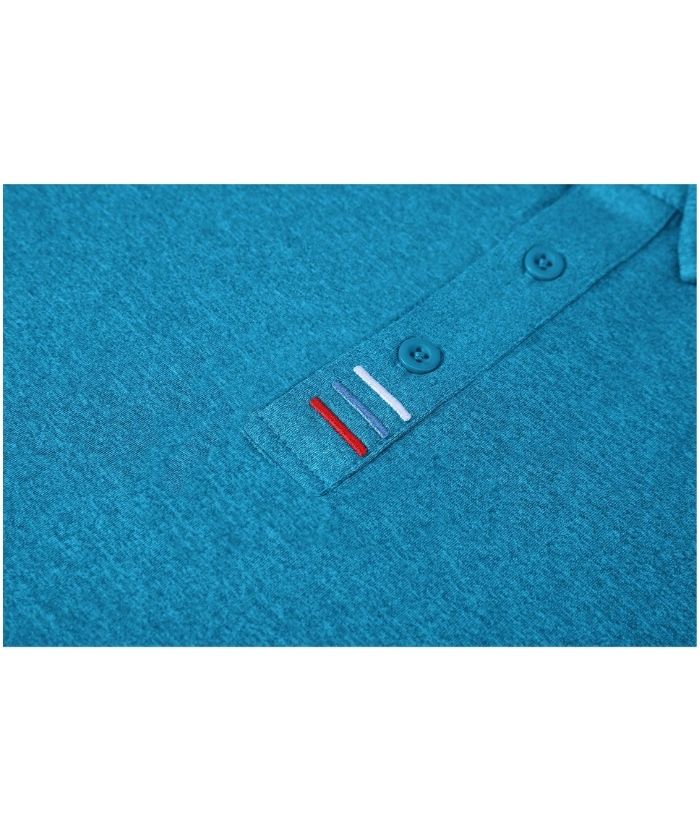 Men's Solid Color Slim Fit Polo Shirt