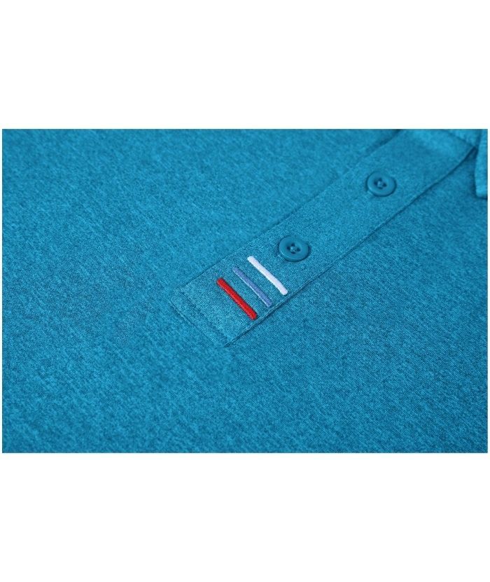 Men's Solid Color Slim Fit Polo Shirt