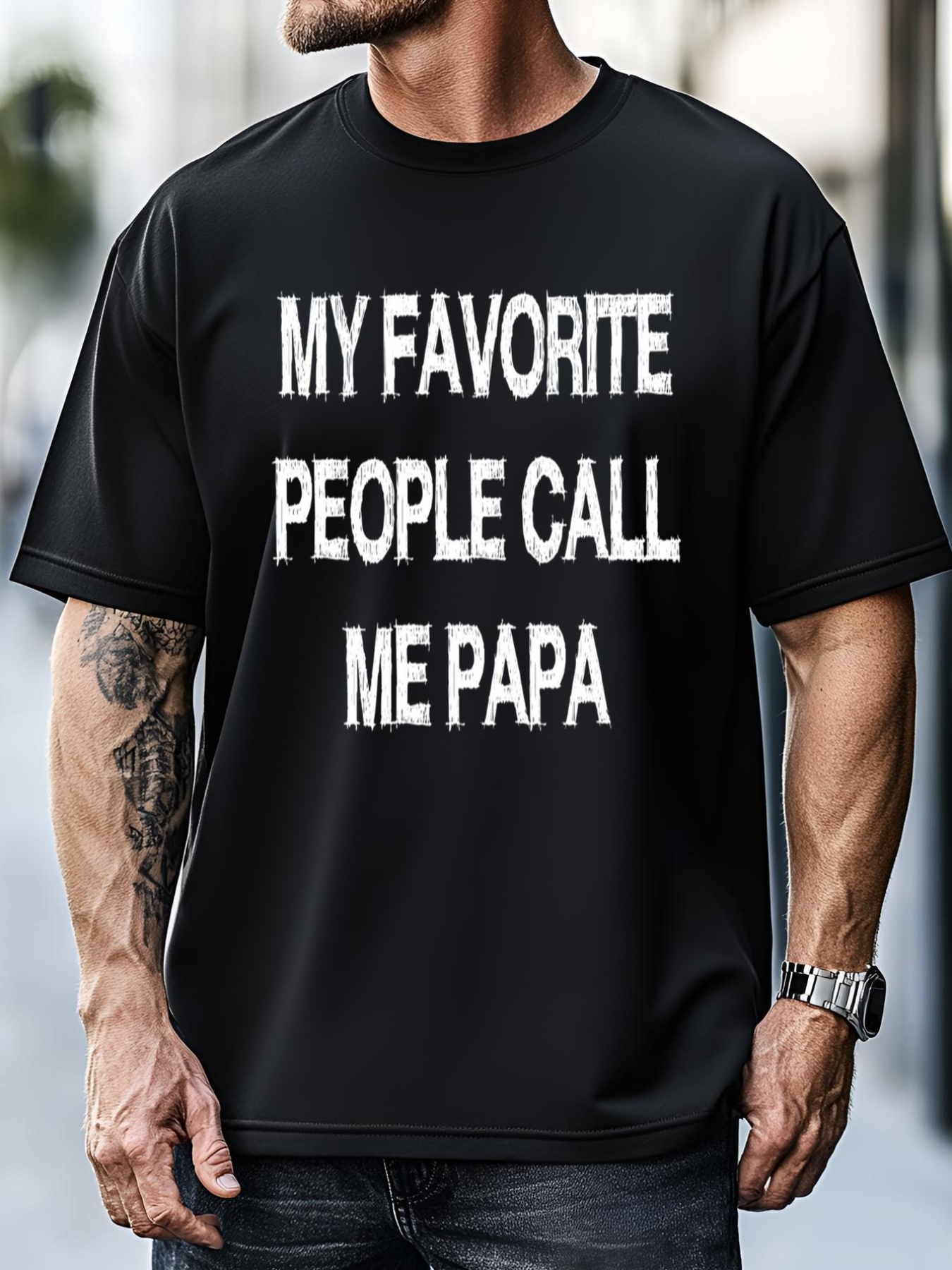 Unisex My Favorite People Call Papa Gift Fathermeaningful Giftday Dad Husband Fun Gift T-Shirt