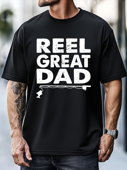 Unisex Reel Great Dad Funny Fathers Day Fishing T-Shirt