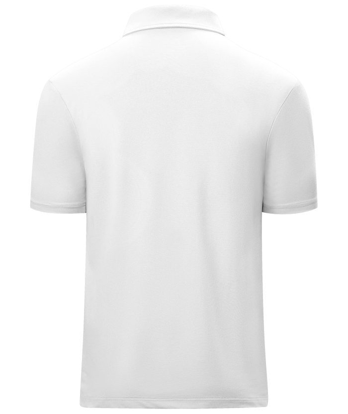 Men's 1/4 Zipper Solid Color Golf Polo Shirt