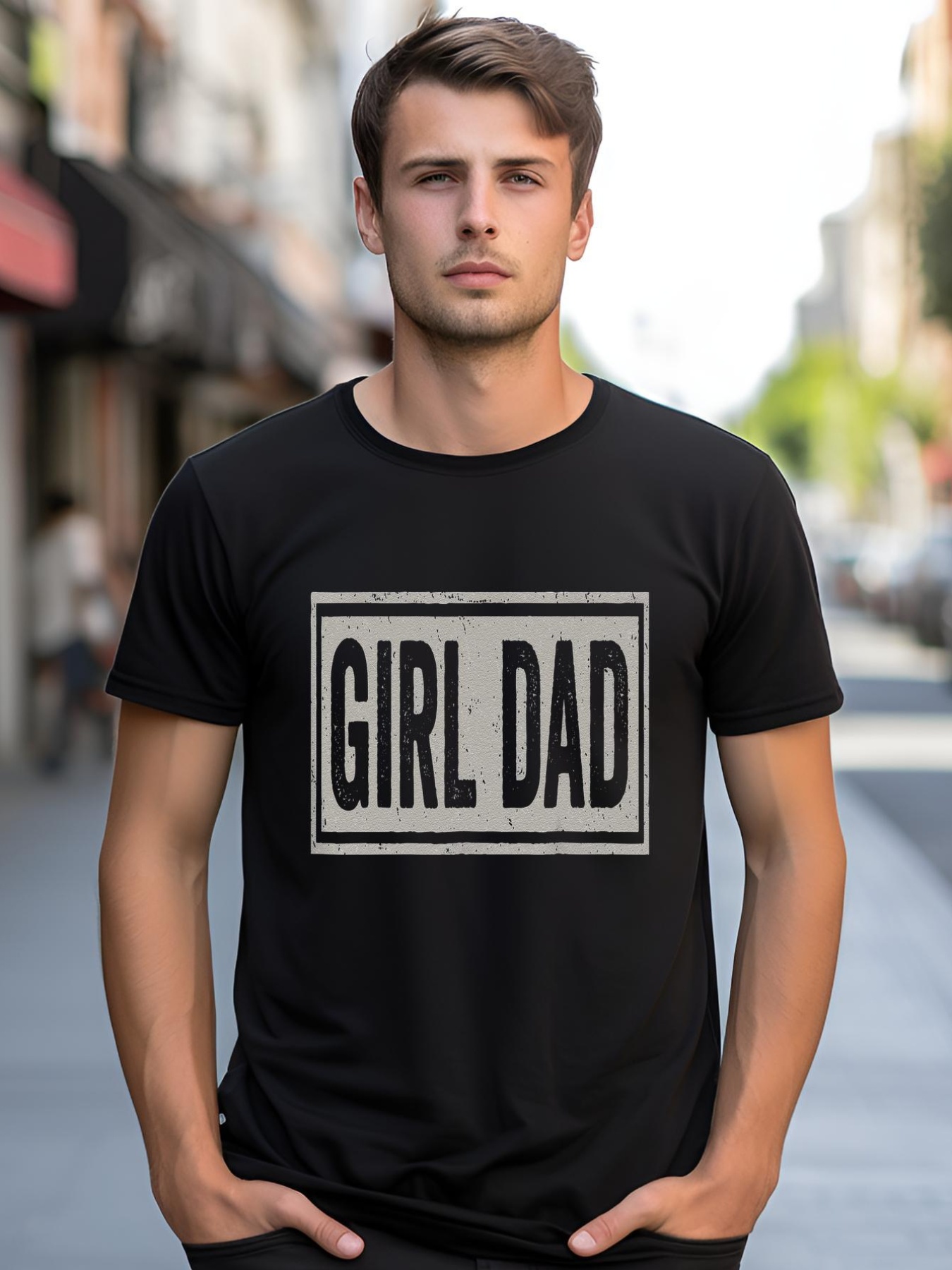 Unisex Funny Dad Proud Father Of Fathers Day Vintage shirt  Graphic Tee