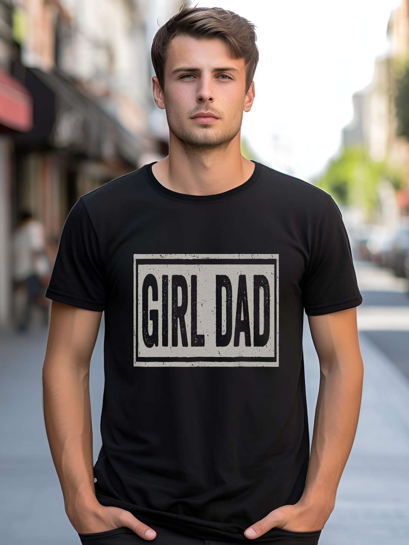Unisex Funny Dad Proud Father Of Fathers Day Vintage shirt  Graphic Tee