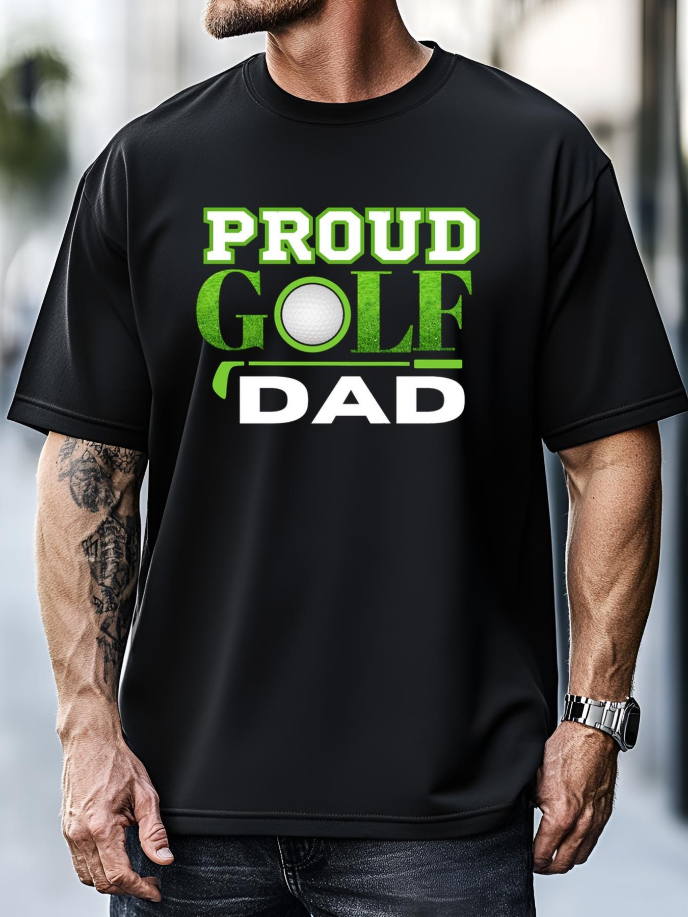 Unisex Proud Golf Dad Gift For Dad Father's Day T-Shirt